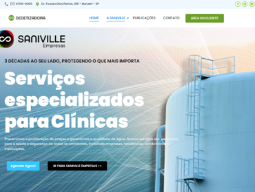 Bem-vindo ao Novo Site da Dedetizadora Saniville!